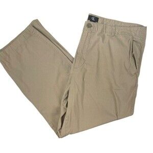 Calvin Klein Lighweight Cotton Twill Khaki Chino Pants Classic Preppy 40x30
